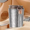 Titanium Inner Travel Thermal Mug WideMouth with Lid Double-Wall Vacuum Insulation Water Bottle With Rope Portable Leakproof 6