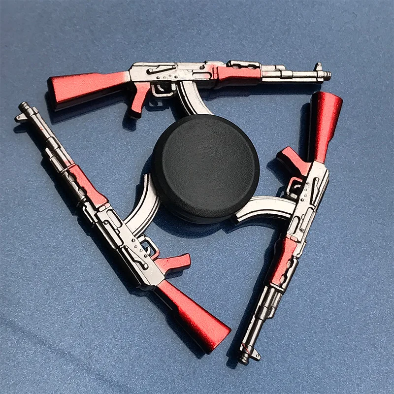 Vibrant Zinc Alloy Fidget Spinner with Smooth Bearings for Stress Relief and Fun