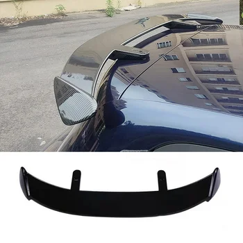 Spoiler universale per auto da 130 cm, adatto alla maggior parte di SUV, hatchback e MPV, in ABS di qualità, colore nero carbonio, accessori esterni.