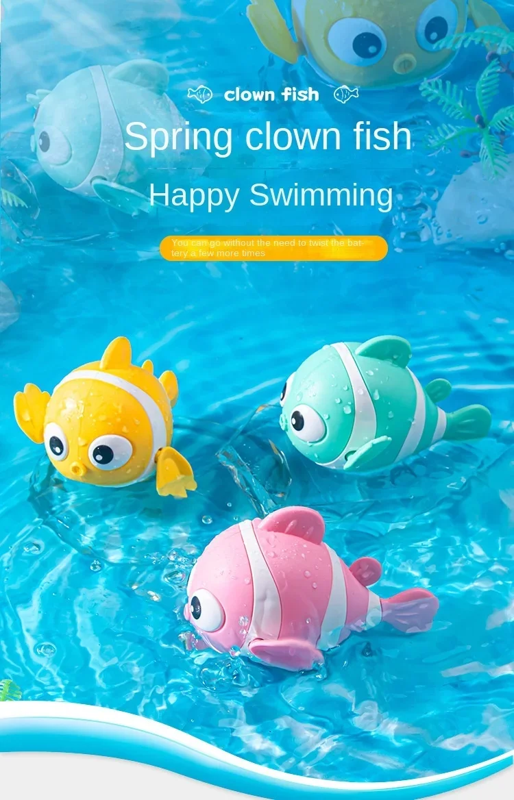Baby Bath Toy - Swimming Fish Action