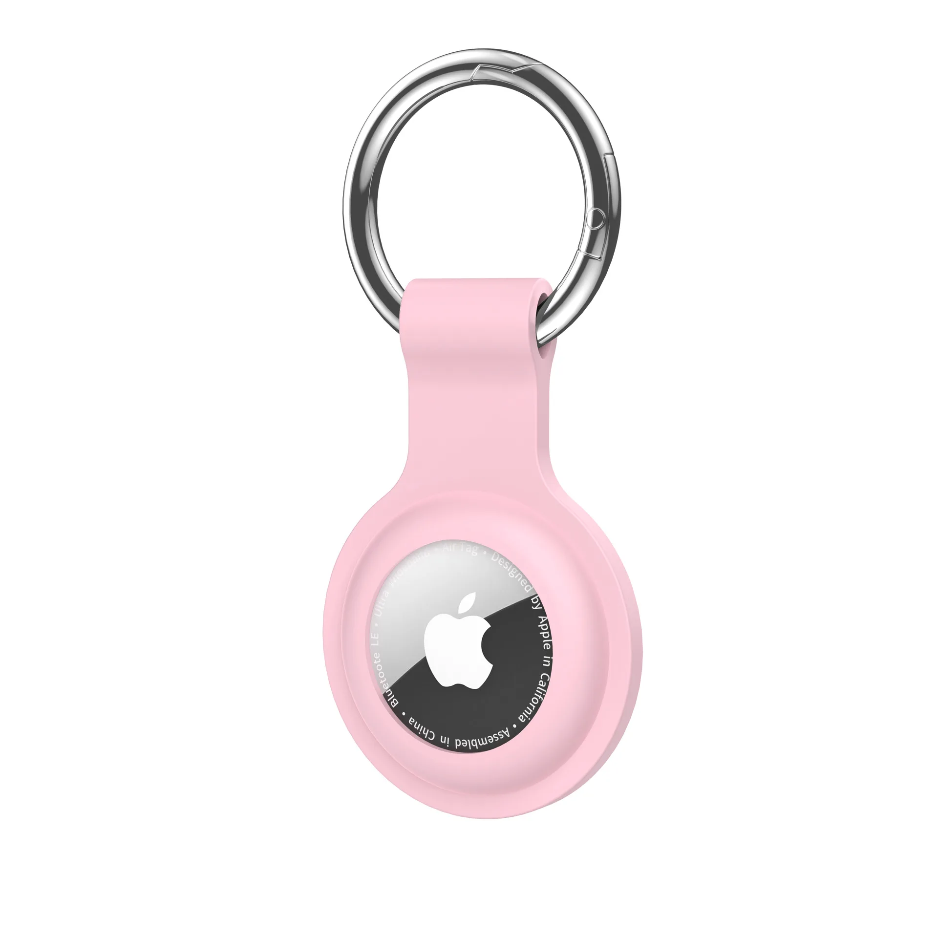 Silicone Protective Keychain Cover for AirTag - Anti-Loss Pendant Accessory