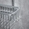 Bathroom Shelf Aluminium Faucet Hanger Without Drilling Shower Shampoo Holder Bath Storage Organizer Bathroom Accessories 4