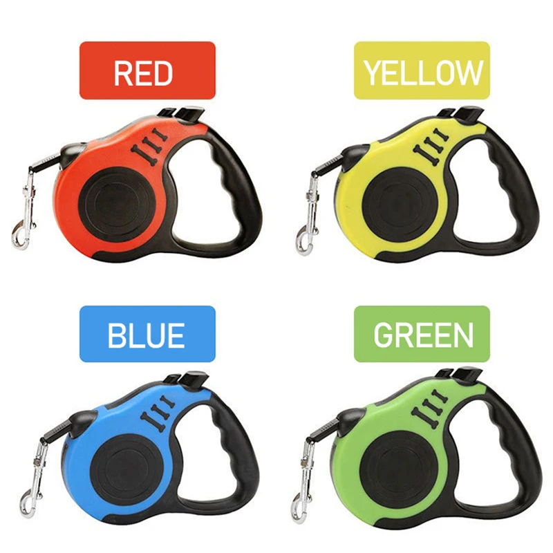 New Leash For Big Dog Retractable Leash 5 Meters Hands Free Small Dog Leash Double Strap For Dogs GXQ12_voghion.com
