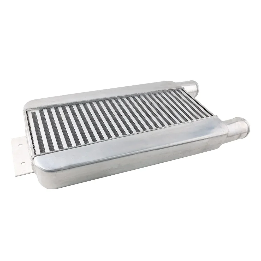 

Turbo Intercooler Universal Automotive Cooling Systems Front Mount Same Side 24"x11"x3" Aluminum Plate Type 2.5'' I/O