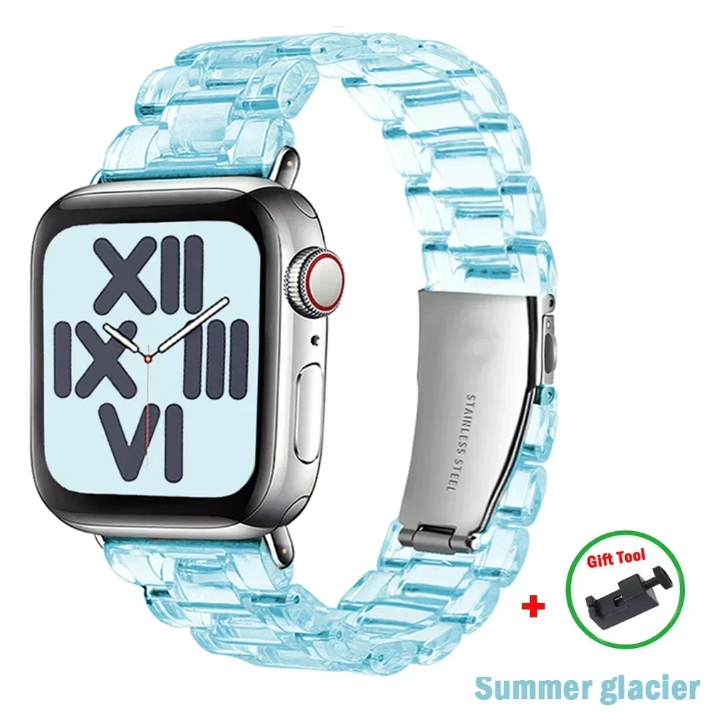 Enhanced Transparent Link Bracelet with Tool