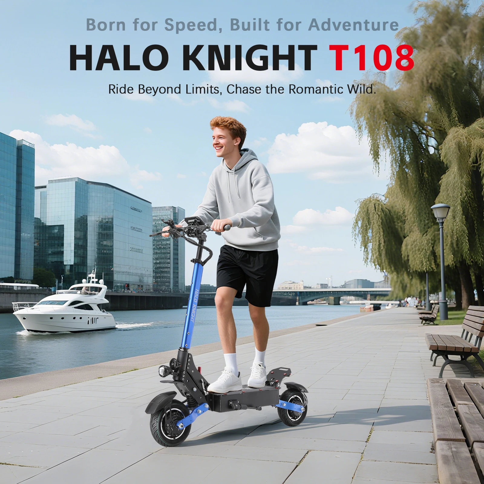 Trottinette électrique Halo Knight T108 52V 28.8Ah