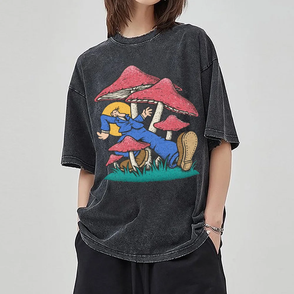 

Женская хлопковая Футболка с забавным принтом, в минималистичном стиле