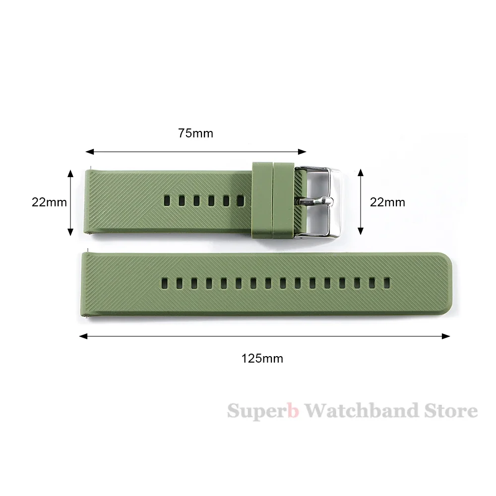 Premium Silicone Quick Release Watch Band - Versatile Wristband