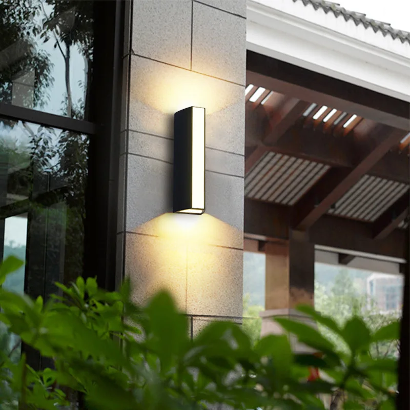 알루미늄 현대식 LED 벽등 방수 IP65 3W 야외 LED 벽 램프 정원 가로..