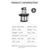 Meat Grinder Vegetable Juicer Food Processors Chopper Mixer 6.5L Electric Grinder Machine Crusher Blenders for Kitchen 1500W 2