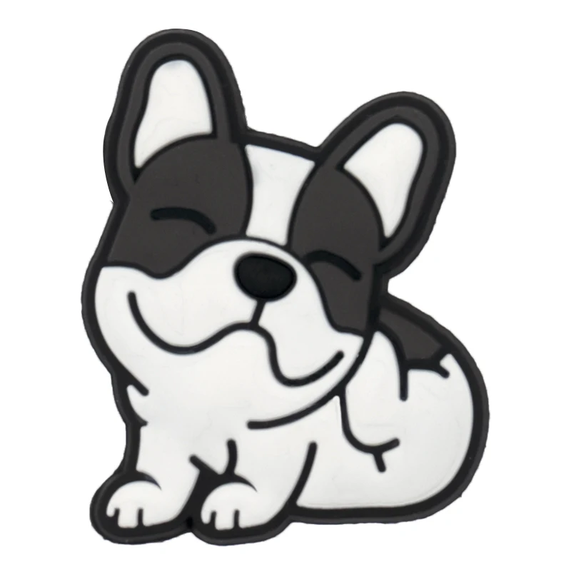 1/9 Stück süße Hundeschuh-Anhänger für Frauen, Corgi, Dackel, französische Bulldogge, Schuhzubehör, Dekoration, Boston Terrier, Pin, Clog, Jeans – Detail 8