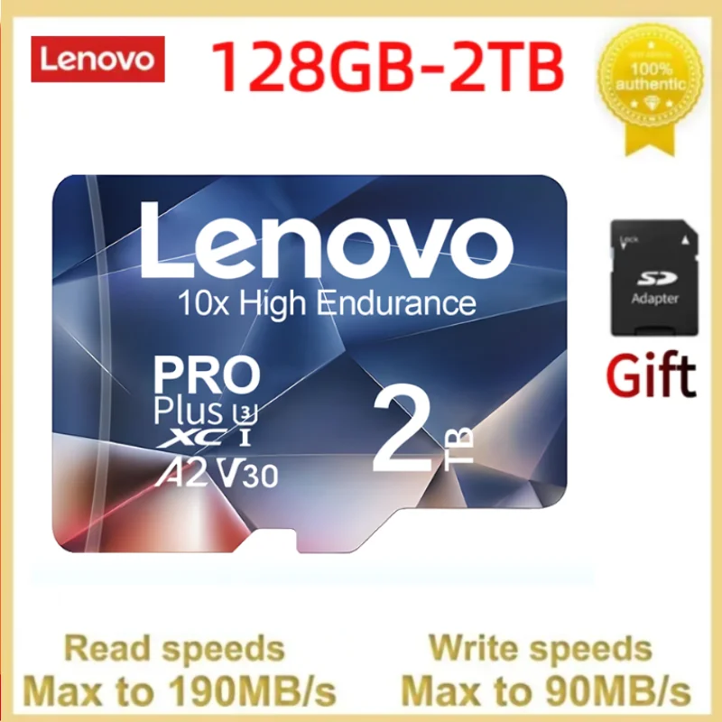 Lenovo 2Tb 1Tb A2 Mini Sd Card Class10 Memory Card 512Gb 256Gb Tf Flash Card 128Gb Per Nintendo Switch Phone Car Device Monitor
