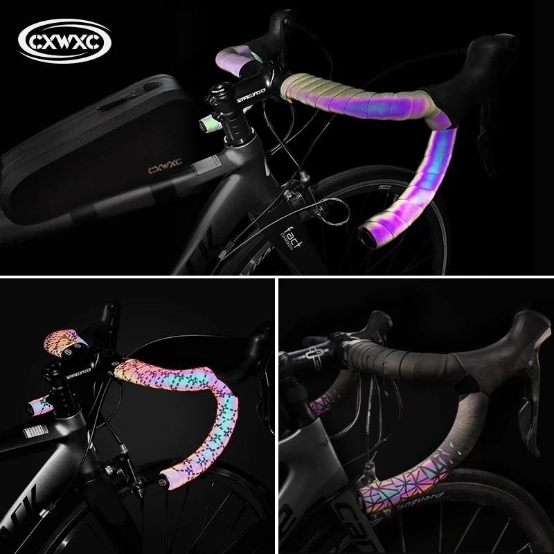 Road Bike Noctilucent Speed Handlebar Tapes Light Reflective Dazzle