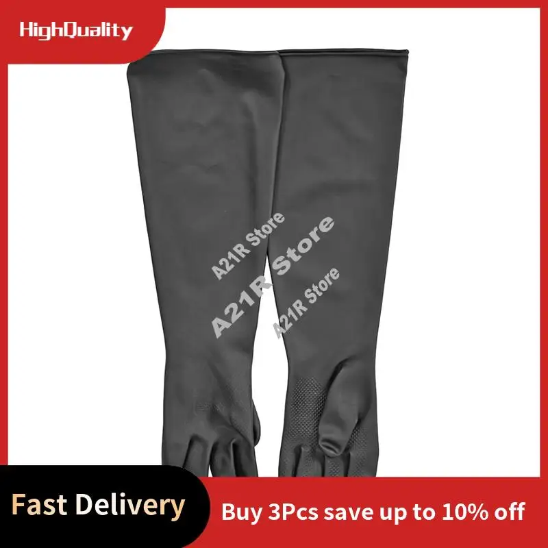 A21I-Blast Rubber Gloves For Sandblasting Sandblaster Sand Blast Cabinet Sandblasting Gloves Sandblaster Parts 60Cm