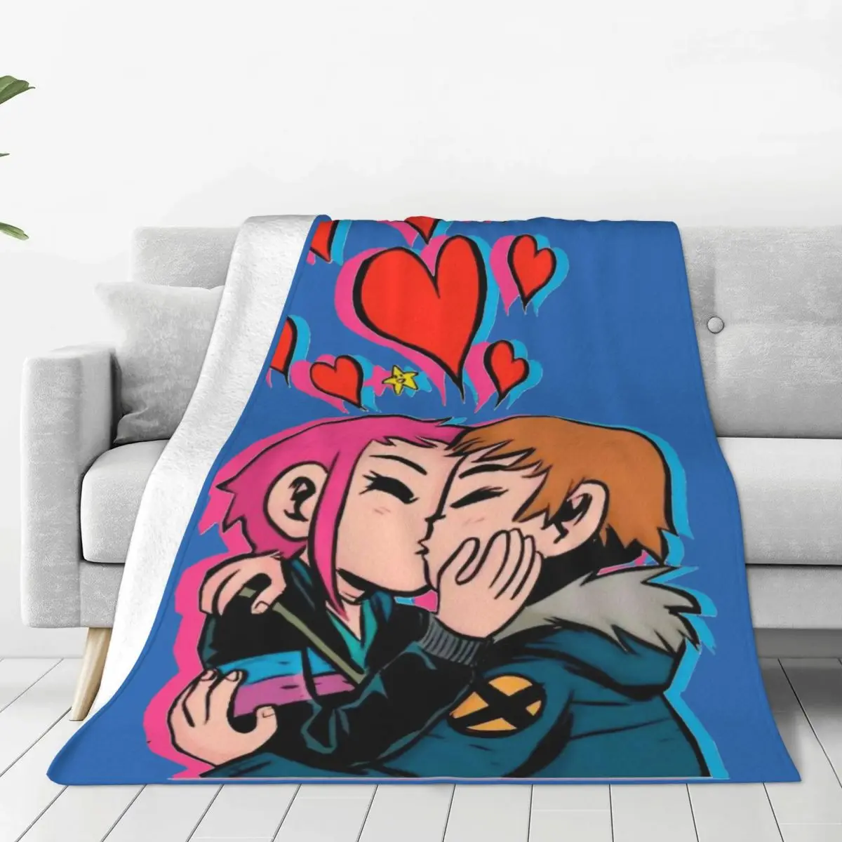 Scott Pilgrim Ramona Flowers Coperta Flanella Textile Decor The World Coperta Morbida Portatile Per Letto Copriletto Per Auto