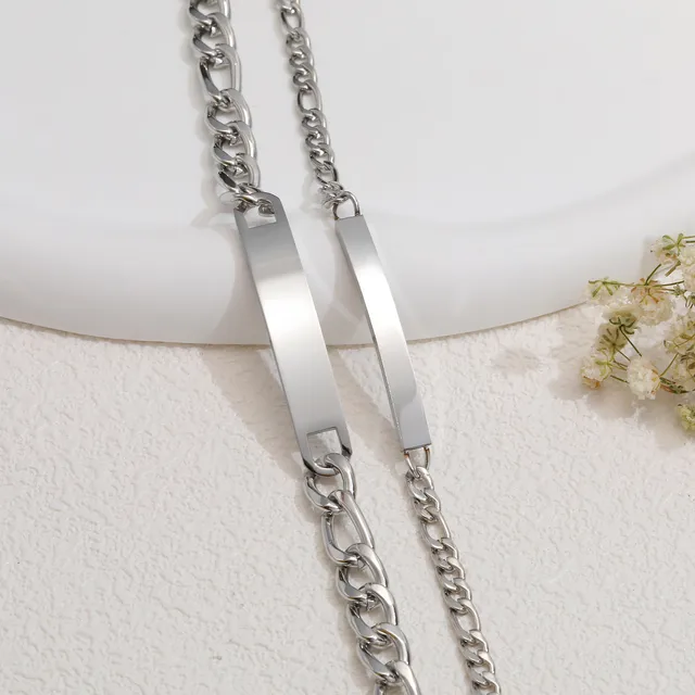 97089-5254df.jpg Vnox – Bracelets avec mots d'amour gravés gratuits, cadeaux pour Couples, Bracelets en chaîne Figaro en acier inoxydable, cadeau de saint valentin pour lui et elle