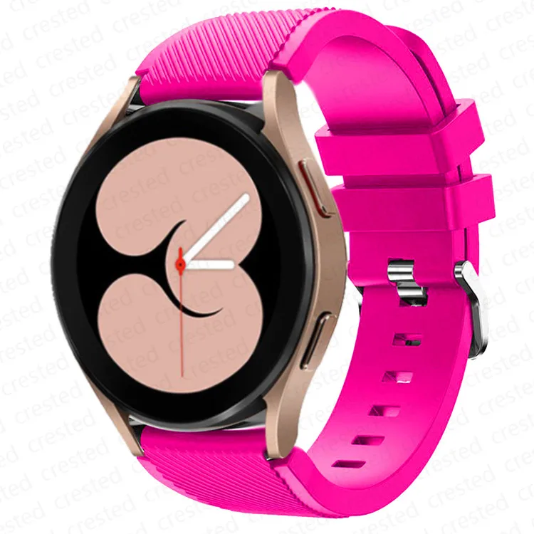 Universal Silicone Smartwatch Strap - 20mm/22mm Interchangeable Band