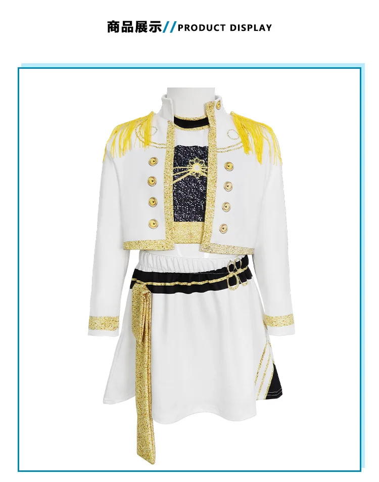 Kids K-Pop Demon Hunters Zoey Rumi Mira Costume Fancy Dress Cosplay Virtual Idol Movie Cosplay for Girls' Kids Halloween Carniva Sc6d893fb6a654698b57fba9572f2b7e92