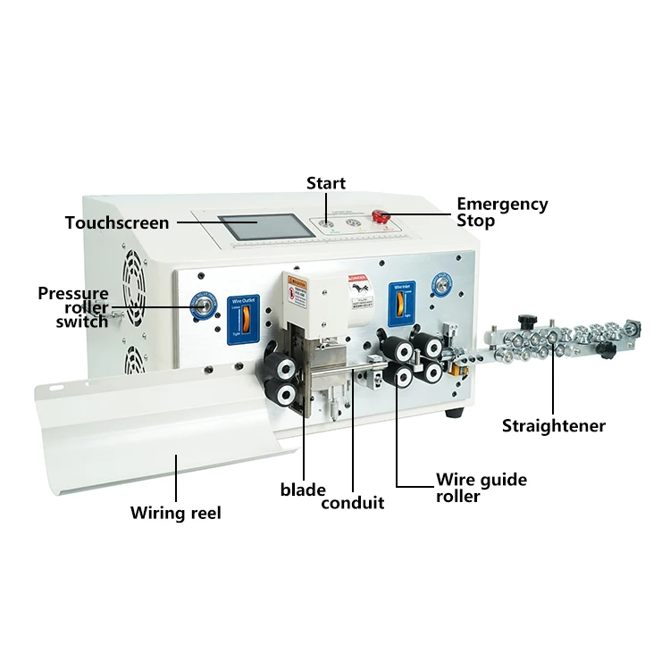 Automatic Wire Stripping Machine JH-608-YHT6-6 Computer Type Stripping Tool for