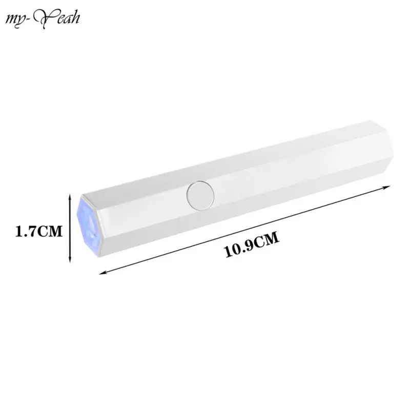 휴대용 미니 네일 램프, 모든 젤 광택제, 빠른 건조, USB 네일 드라이어 기계, UV LED 네일 램프, 미니 손전등 펜