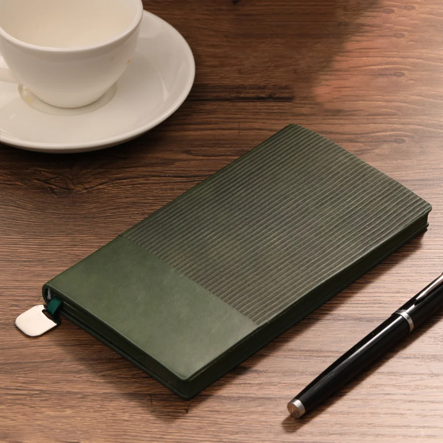 Portable A5 Notebook – Durable Design with Vertical Ruled Pages for Efficient Note-Taking
