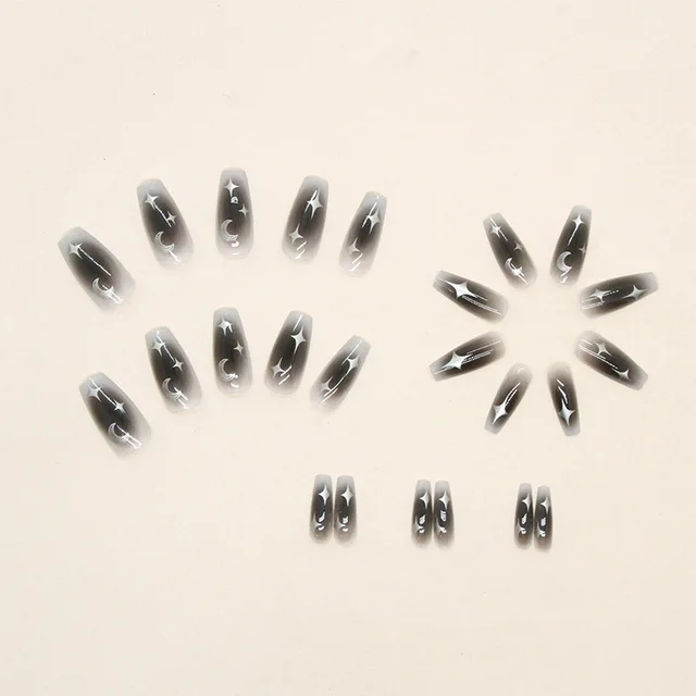 Y2k-Fake-Black-Nail-Long-Ballet-Reusable-Adhesive-Acrylic-Press-on-set-Nails-Dark-Acrylic-Artificial jpg