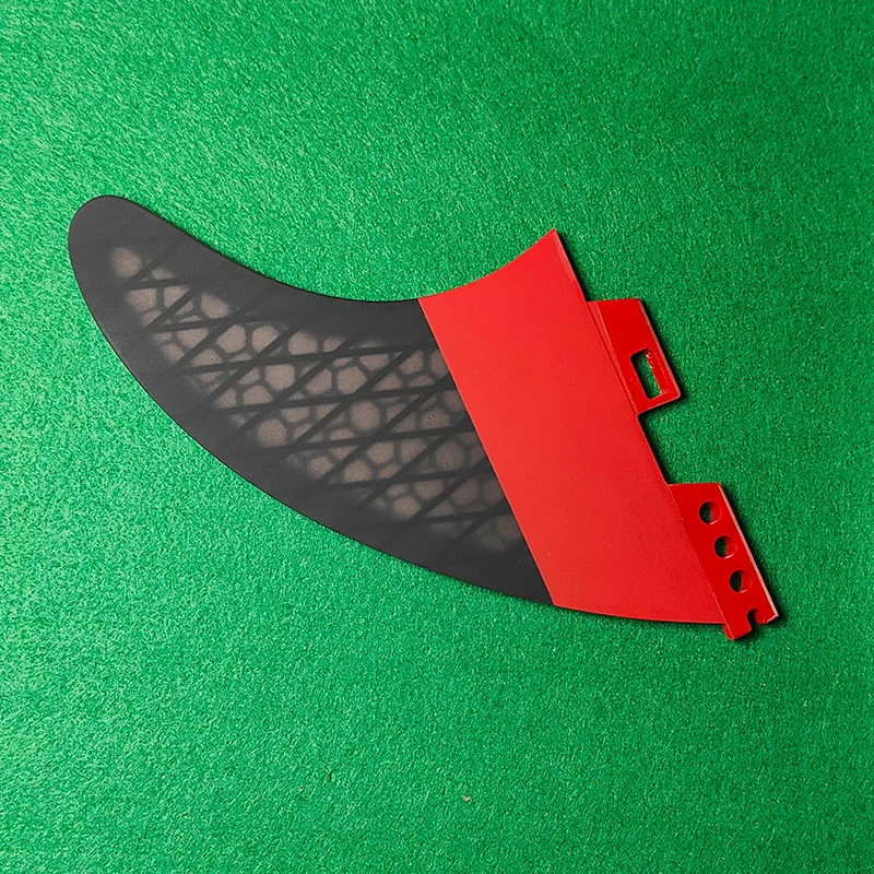 NEW FCS2 MF L Red Honeycomb Surf Fin Honeycomb Structure Fiberglass, Durable Anti-Loss, Easy Fit for Most Boards, Beginner Sta
