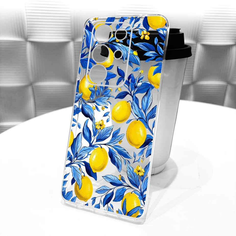 Stylish Flowers & Butterfly Painted Soft Slim Phone Case
