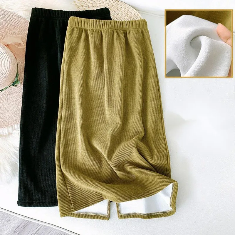 

Skirts Womens Vintage Fashion Casual Elegant All-match Office Lady Vintage Straight Streetwear High Waist Skirt New