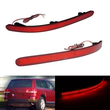 L+R Paraurti posteriore Riflettore LED Stop Luce freno per 02-10 VW Touareg 7L6 7L7 7LA
