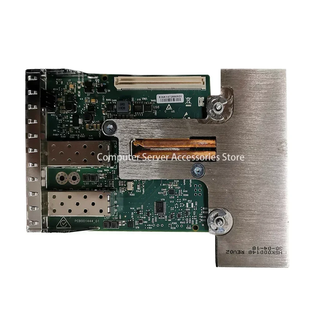 Originale Per 0 R887V Connectx-4 Lx Dual-Port 25Gbe Da/Sfp Scheda Figlia Di Rete Ottica 13Gen 14Gen Server Cx4121C R887V