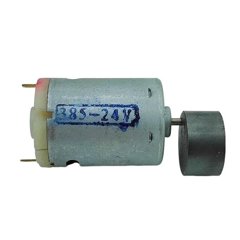 마이크로 RS-385 진동 모터 12V-24V, 대형 편심 휠 포함, DIY 장난감 마사지기/피더용 - 홈 오토메이션용 DC 진동기