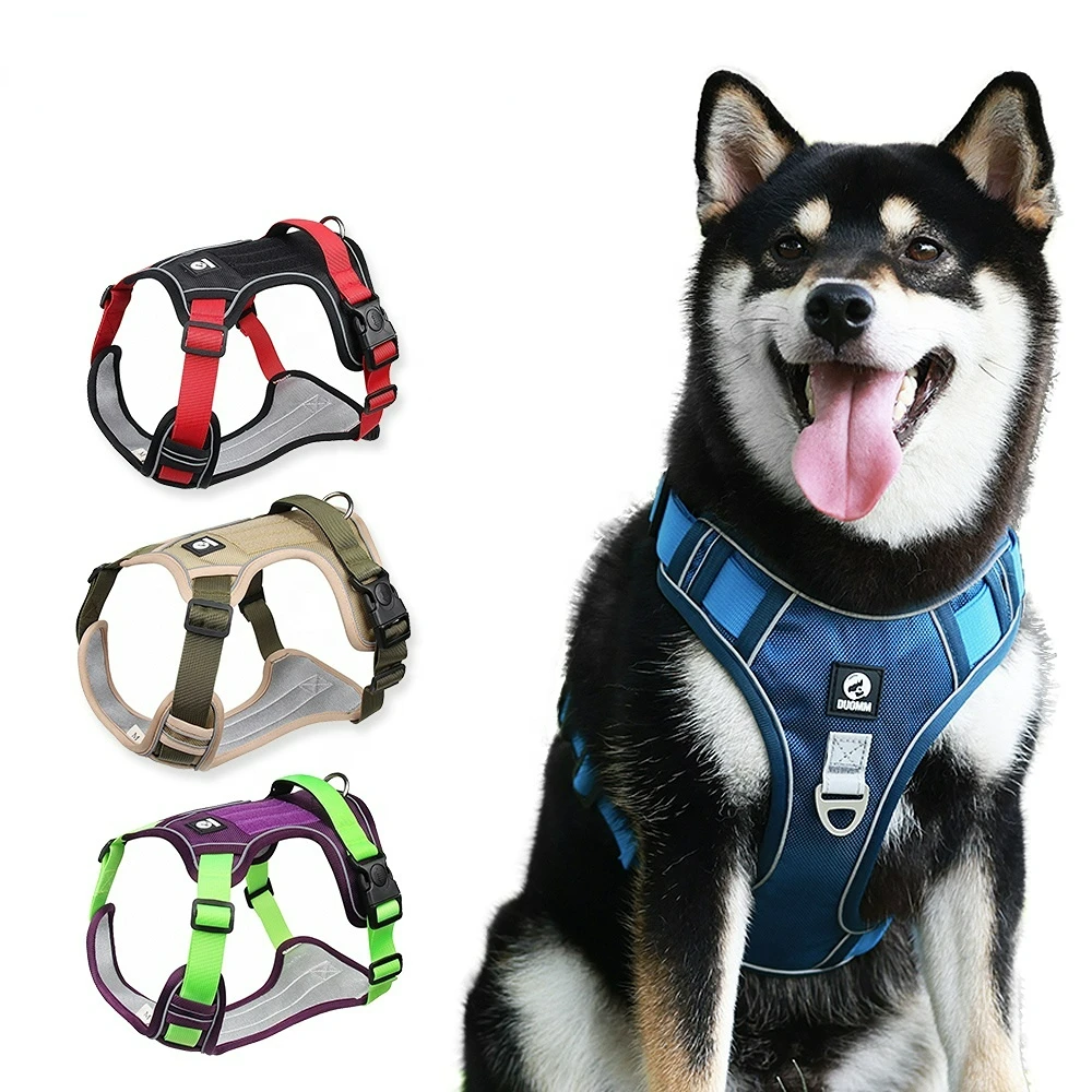 

Big Dog Harness Pet Reflective Oxford Vest Soft Mesh Padded No Pull Dog Harness for Small Medium Large Dogs