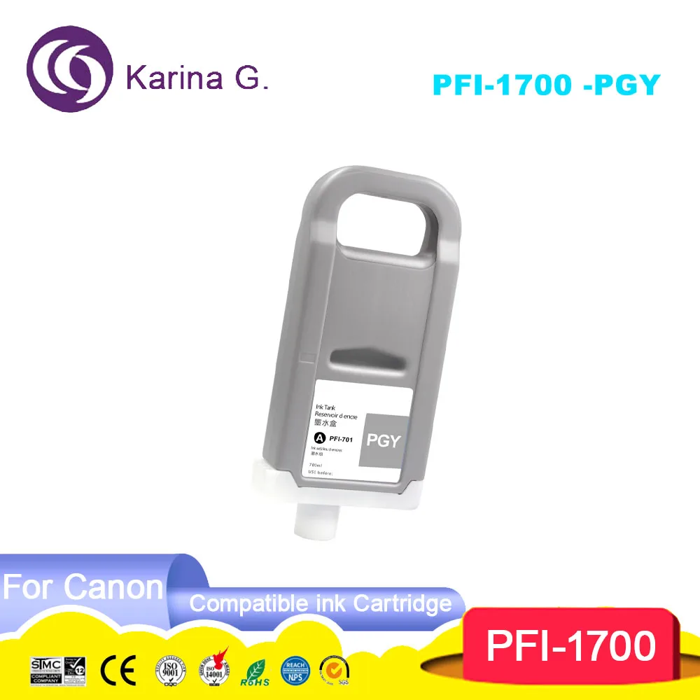 Compatible ink cartridge PFI1700 PFI-1700 100% Compatible for Pro 2000 4000 400