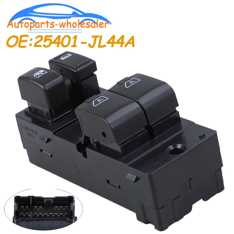 Front Left Power Window Switch 25401JL44A For Infiniti G37