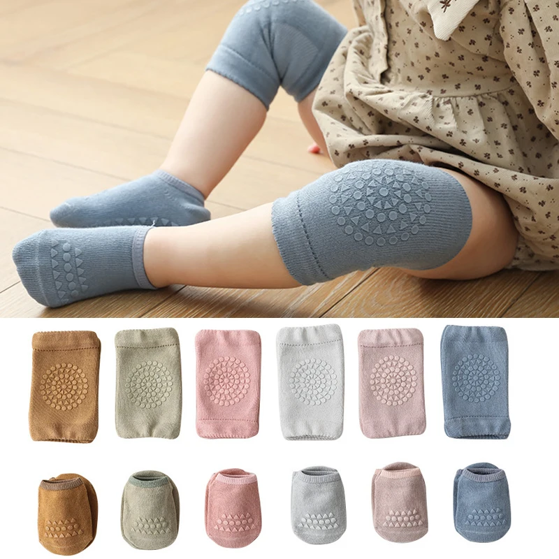 

Baby Knee Pad Socks Kids Safety Crawling Elbow Cushion Infant Toddlers Baby Leg Warmer Knee Support Protector Baby Kneecap Socks