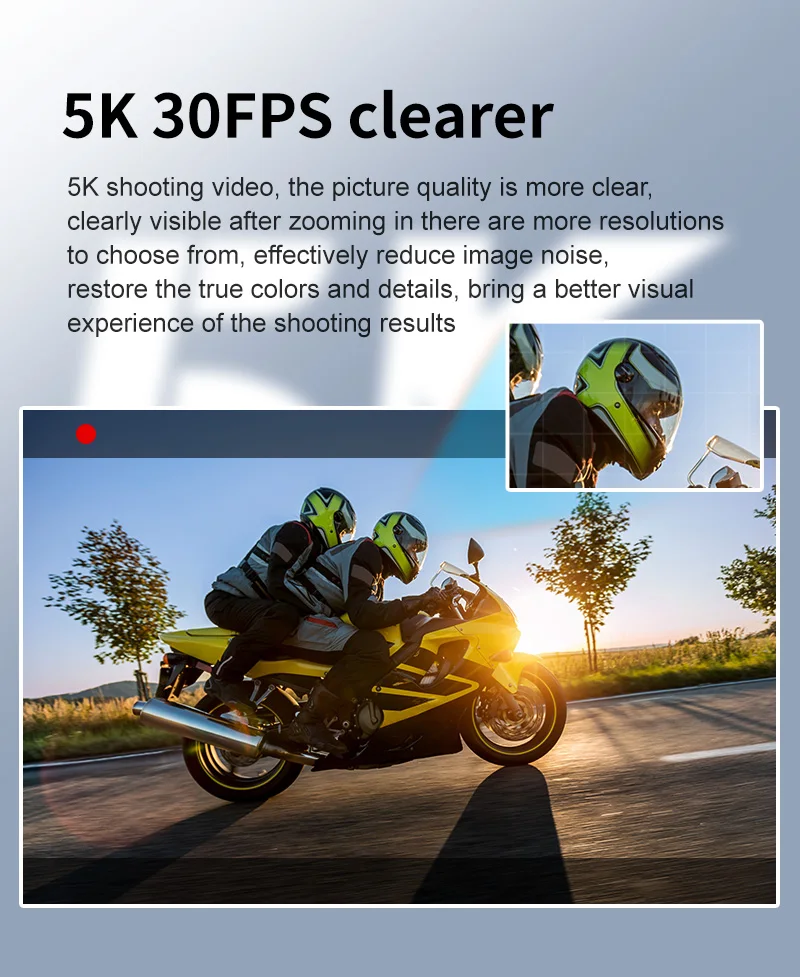 CERASTES Action Camera 5K 4K 60FPS WiFi Anti-shake Dual Screen 170&deg; Wide Angle 30m Waterproof Sport Camera with Remote Control action camera