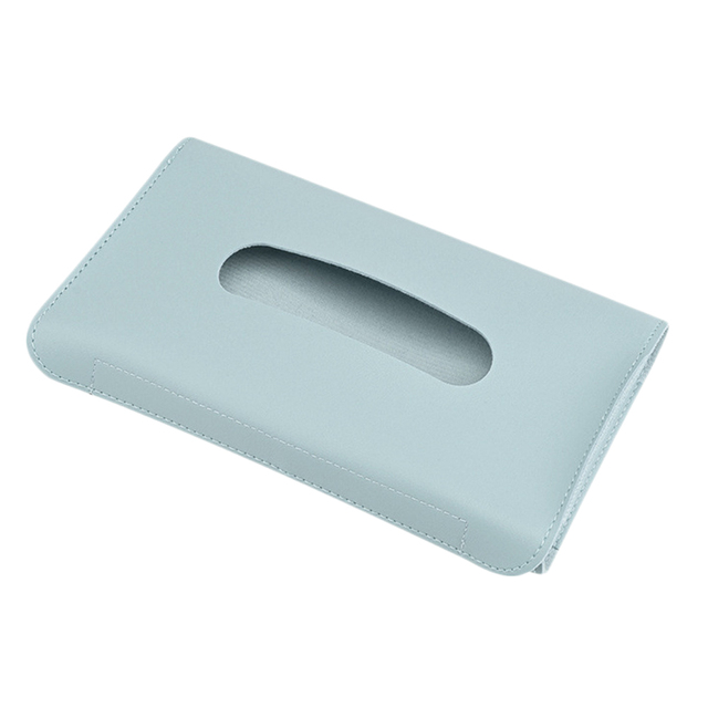 Tissue Box Towel Sets Car Sun Visor PU Leather Tissue Box Holder Auto Interior Storage Decoration Accessories Dropshipping