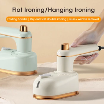 Mini Rotating Electric Iron No Harm to Clothes Dual Use Dry and Wet Portable Design Essential Water Spray Iron for Travel 1