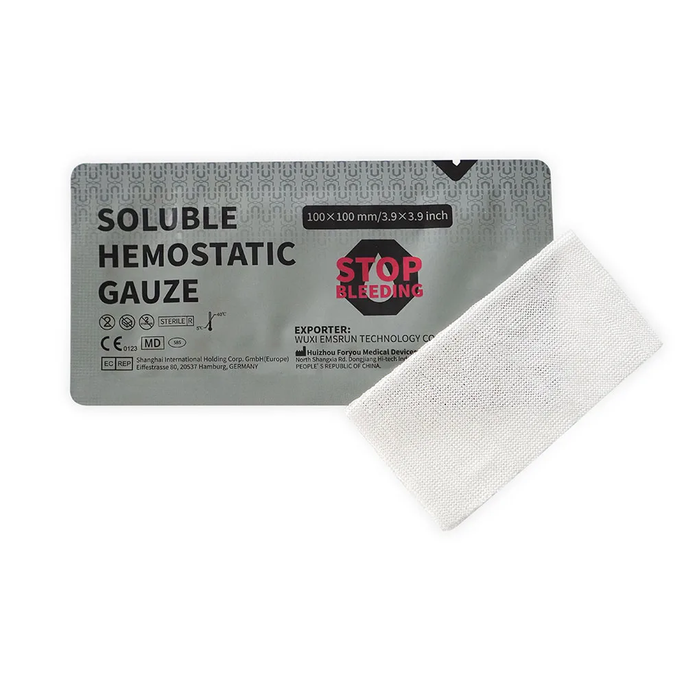 RhinoRescueSolubleZFoldTacticalGauzeHemostaticTraumaWound