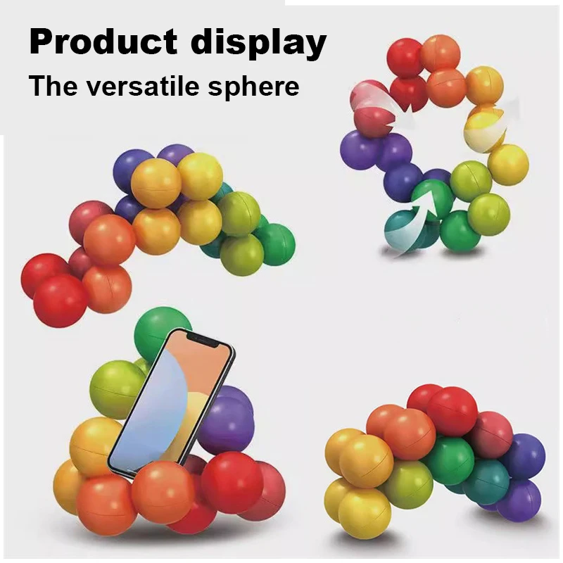 3D Magic Cube Ball – Infinite Puzzle Stress Relief Fidget Toy 6