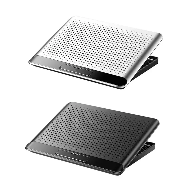 

Aluminum Alloy Laptop Cooling Pad USB Powered Laptop Cooler Silent Big Fans
