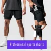 2025 Summer Anime IPPO 2-in-1 Men's Sports Shorts Running Fitness Breathable Quick Drying Sports Shorts Techwear Pants 5