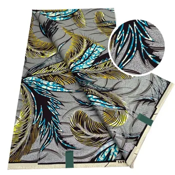 Veritable Real 100% Cotton Batik Ankara Newest African Wax Prints Fabric Guaranteed Fabric For Dress 6Yards S03 1
