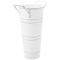 Retro Flower Vase Umbrella Bucket Φ11xΦ7 5xH23 Vintage Home Decor Planting Floral Display Smooth Fine 1