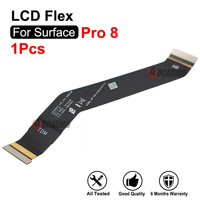 1 Pz Per Microsoft Surface Pro 8 Pro8 13 "Schermo Lcd Flex Cavo Connettore Parti Di Ricambio
