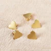 Brass Heart-Shaped Hooks for Bathrooms Coat Towel Wall Mounted Hooks Storage Hanging Rack Coat Caps Wall Hanger Decorative Hook 4