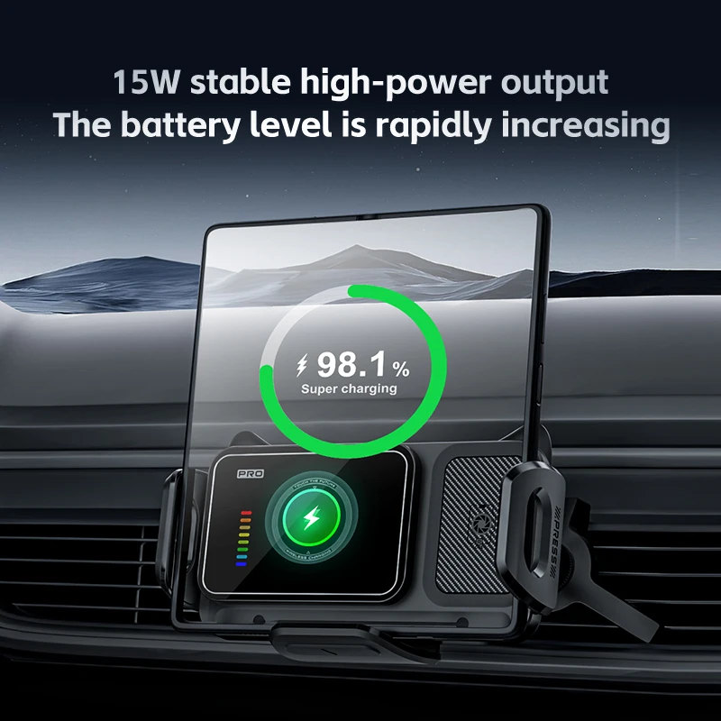 Universal Car Phone Holder Charging Stand with 360° Rotation