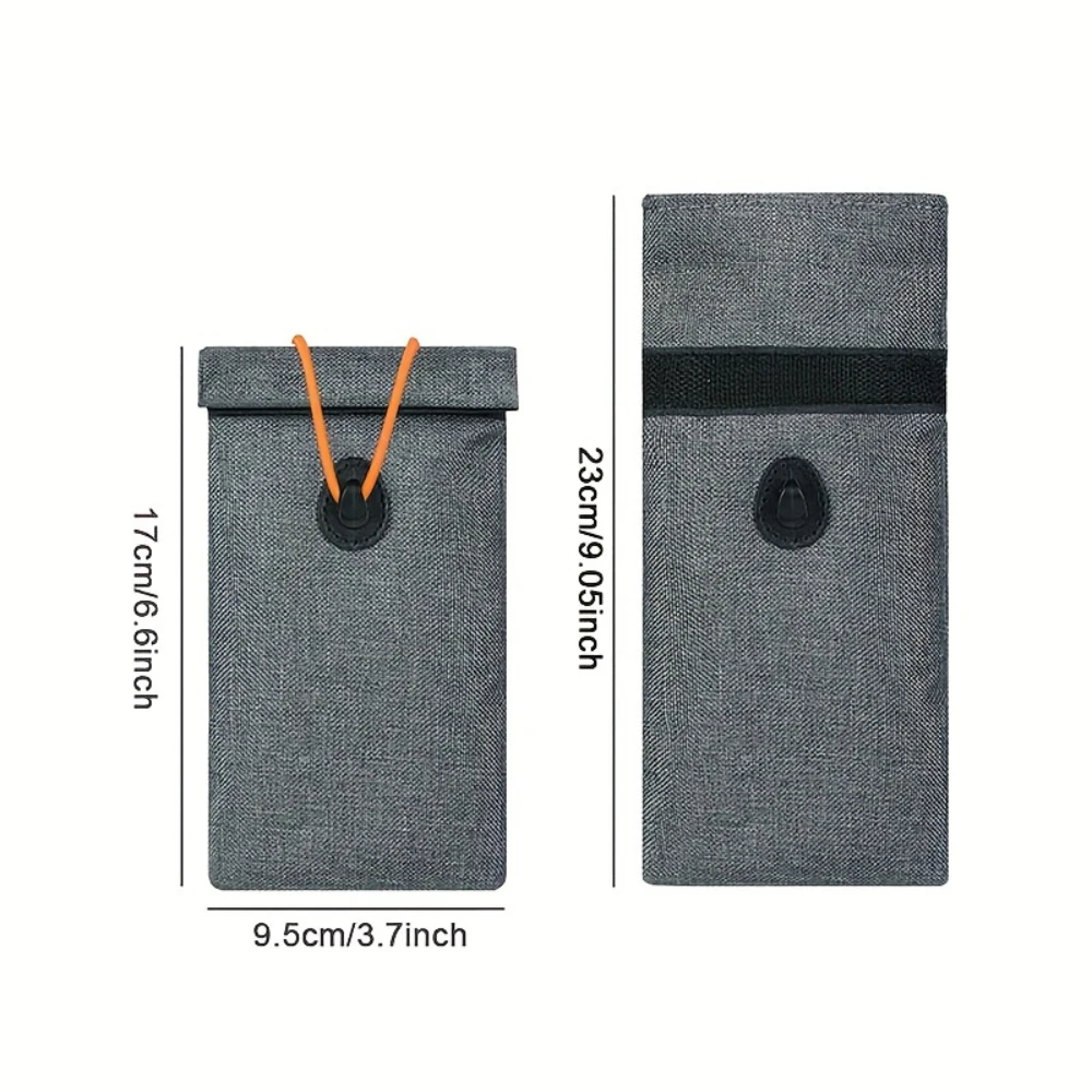 Signal Blocking Faraday Bag Mobile Phone Anti Theft Shielding RFID Car Key FOB Protection Storage Case