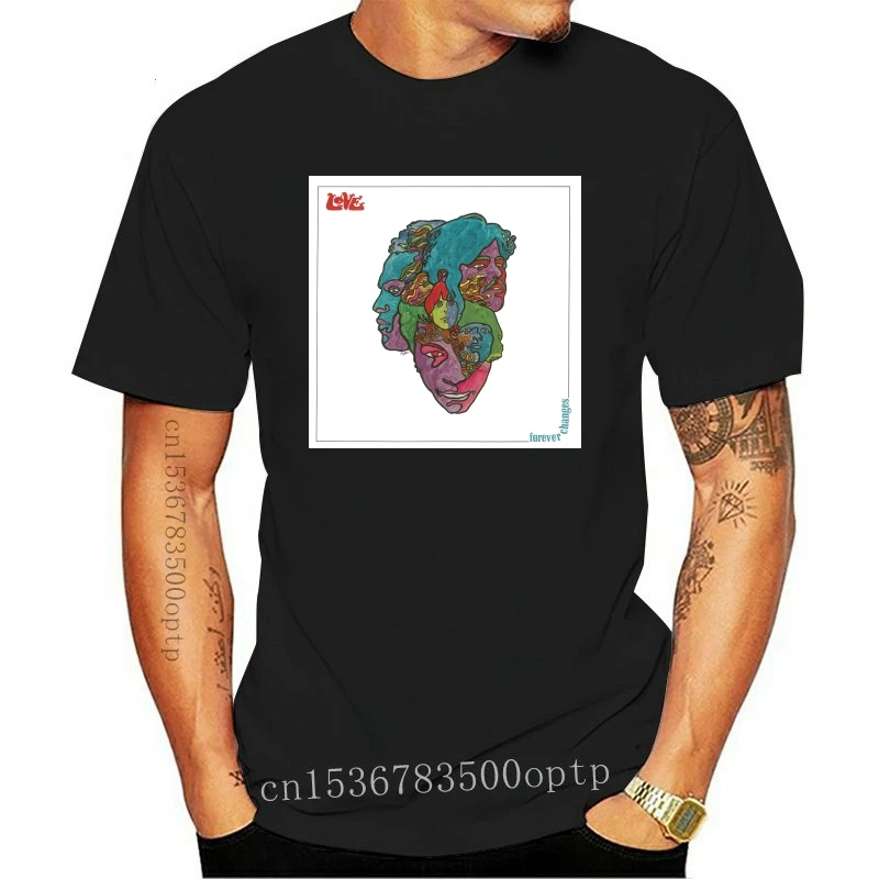 

Новинка 2021, Мужская футболка Love Forever Change Vintage 60-х годов в стиле рок, женская футболка большого размера